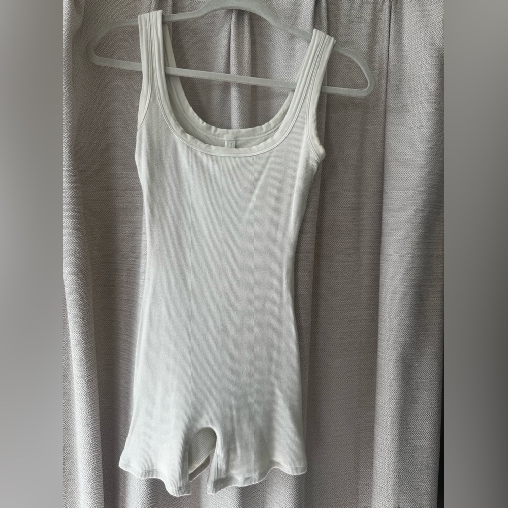 SKIMS Cream Jumpsuit Romper